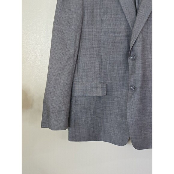 MICHAEL KORS Blazer Mens Size 44R Gray Wool Blend Sport Coat Jacket - Picture 5 of 11